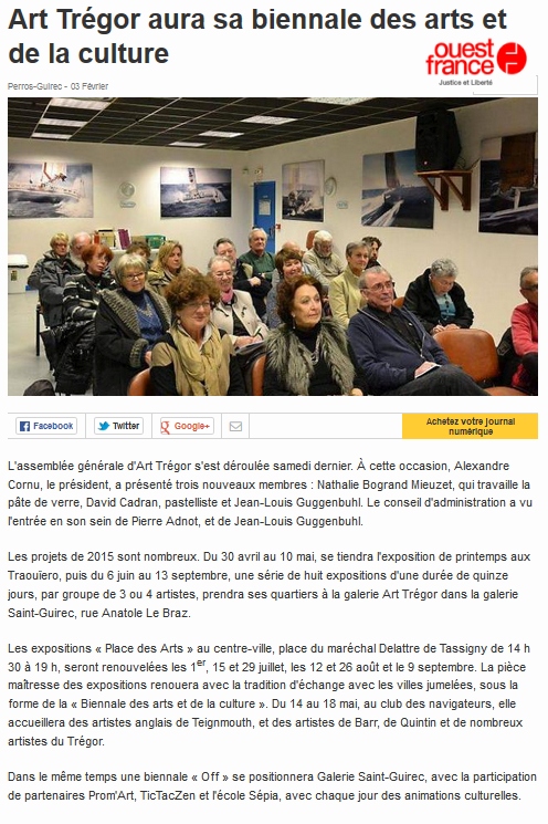 Ouest-France 03 02 2015