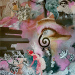 Mélancolie - Collage mixed média - 50x60 cm
