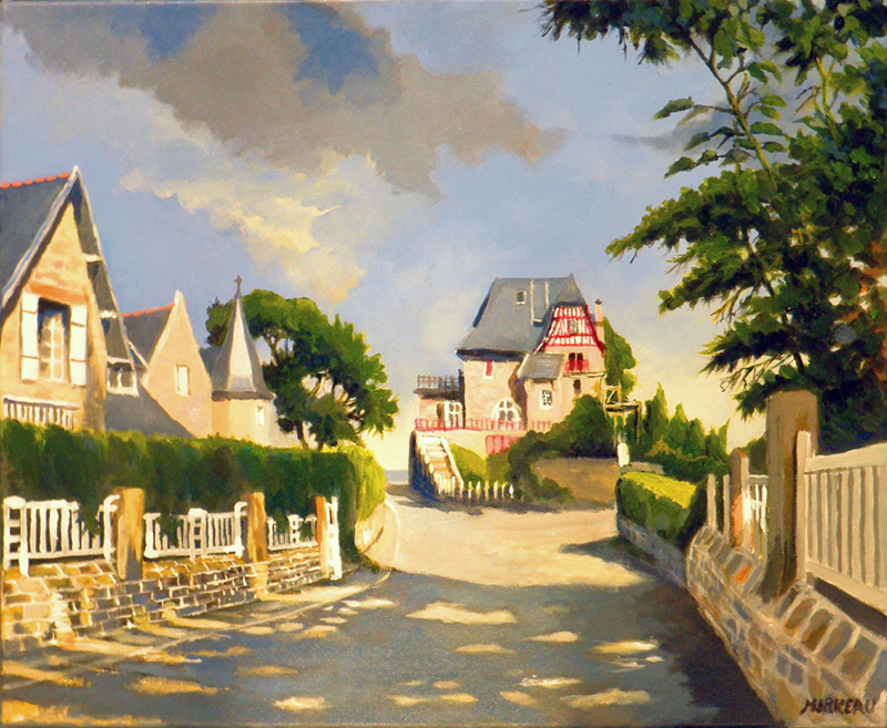 Chemin de la Messe - Perros-Guirec- Acrylique sur Toile, 41x49 cm Chemin de la Messe - Perros-Guirec (2021)