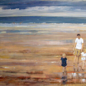 Plaisir de la mer - 2016 Acrylique sur toile - 100x70cm Marijane Le Goaster