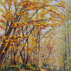 Automne - Huile sur toile - 75cmx25cm Automne - huile sur toile - Jean-Marc Auzizeau