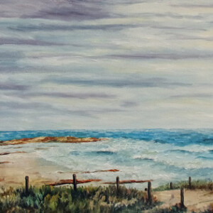 Bord de mer - Huile sur toile- 75cmx25cm Bord de mer - huile sur toile - Jean-Marc Auzizeau