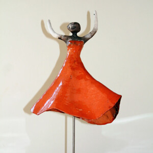 Danseuse 2 - Sculpture céramique raku Danseuse 2 - ceramiques-raku-Manick Lassalle