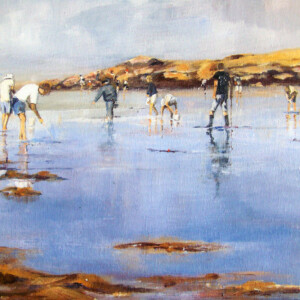 Bassiers à goas trez - Acrylique sur toile - 50 x 50 cm - Marijane Le Goaster Bassiers à goas trez - Acrylique sur toile