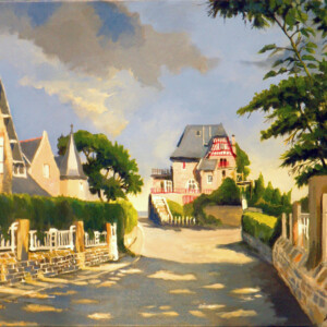 Chemin de la Messe - Perros-Guirec- Acrylique sur Toile, 41x49 cm Chemin de la Messe - Perros-Guirec (2021)