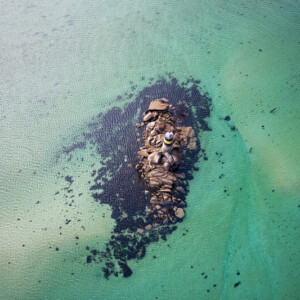 Île-Grande vue du ciel