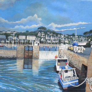 Entrée du port de Perros-Guirec, 60 x 75, acrylique
