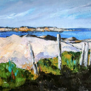 Chemin de traverse, Acrylique, 40x80 cm